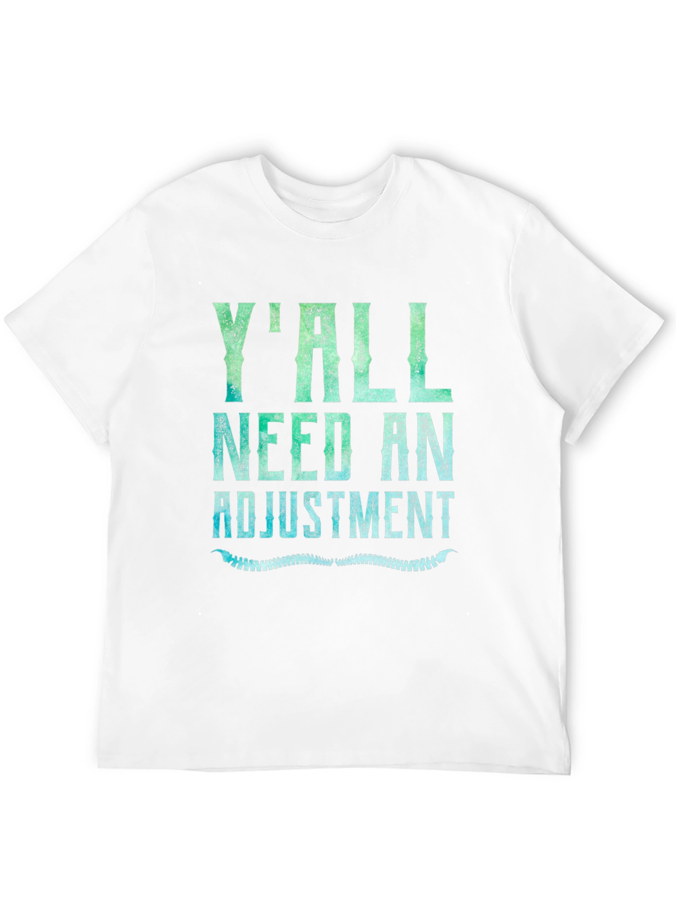 Yall Need An Adjustment Black Graphic Tee