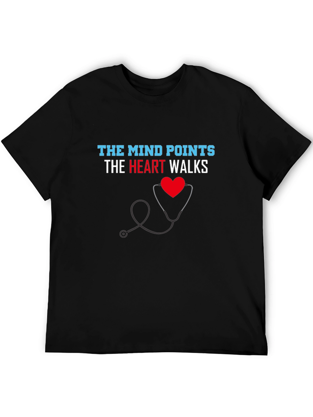 The Mind Points Heart Walks T-Shirt