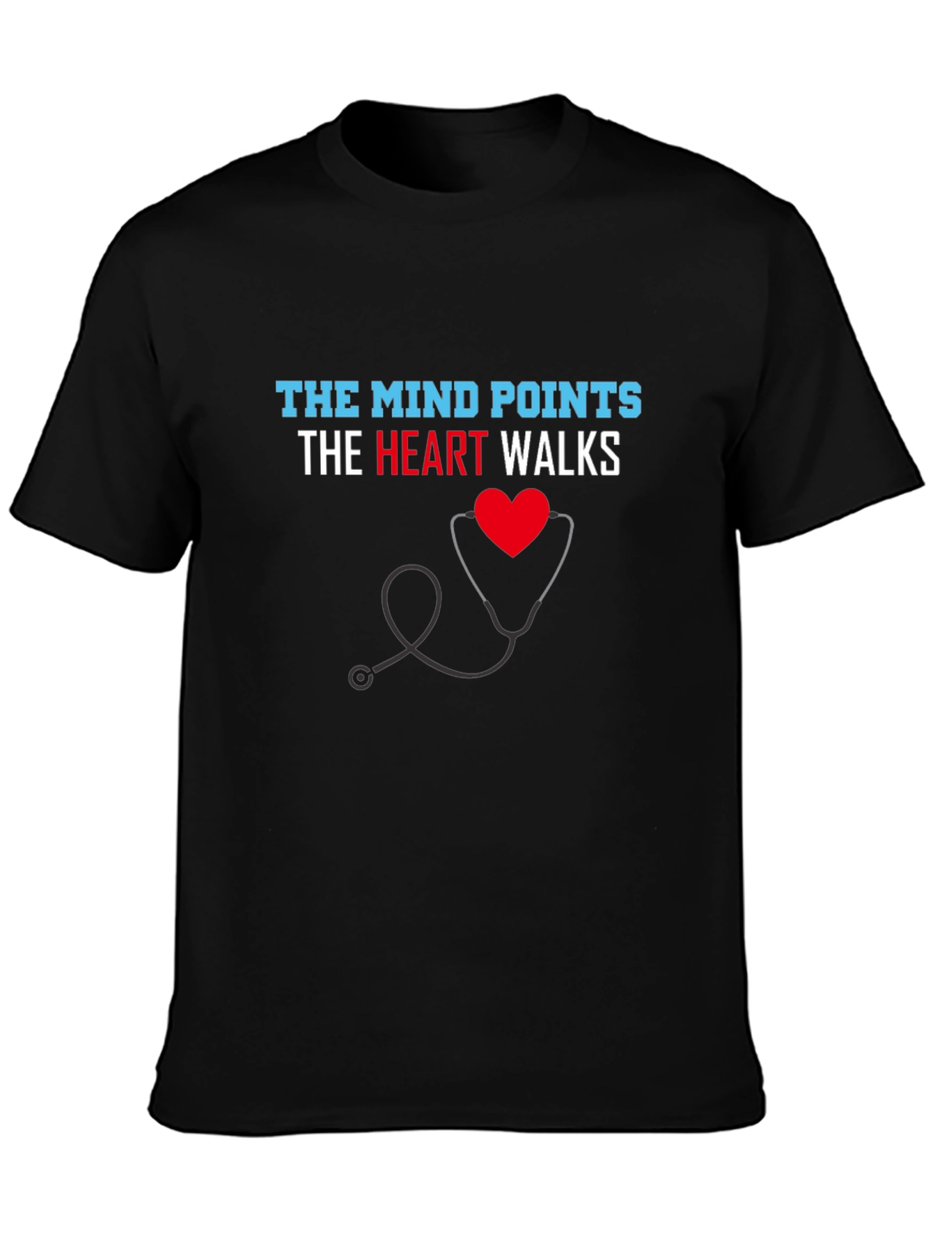 The Mind Points Heart Walks T-Shirt