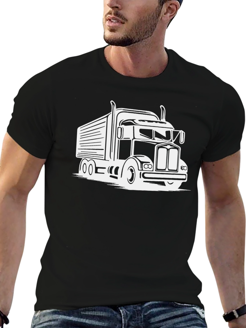 Truck Graphic Tee - Black