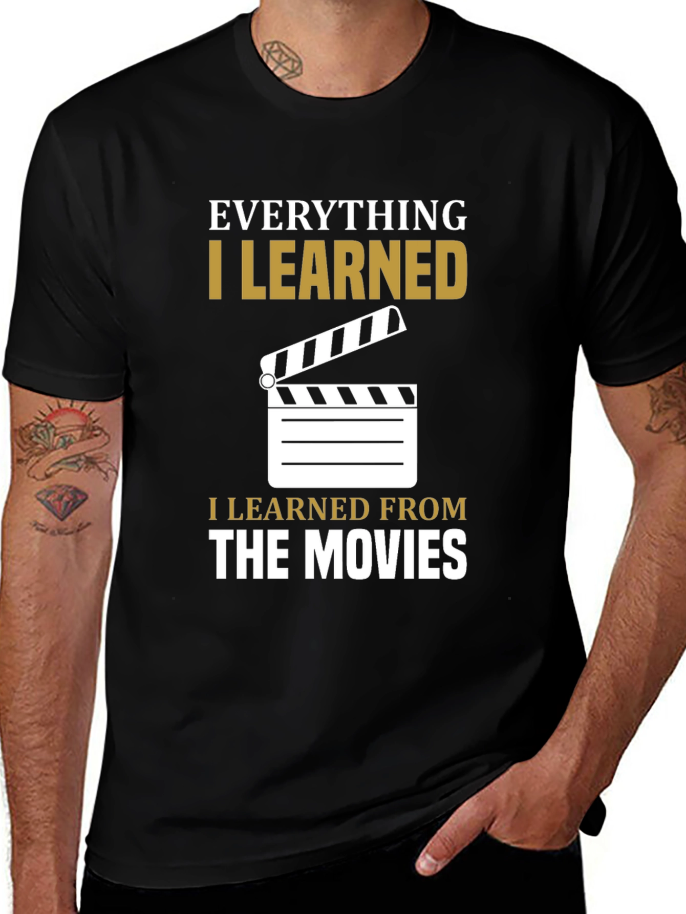 Movie Lover T-Shirt - Everything I Learned From The Movies