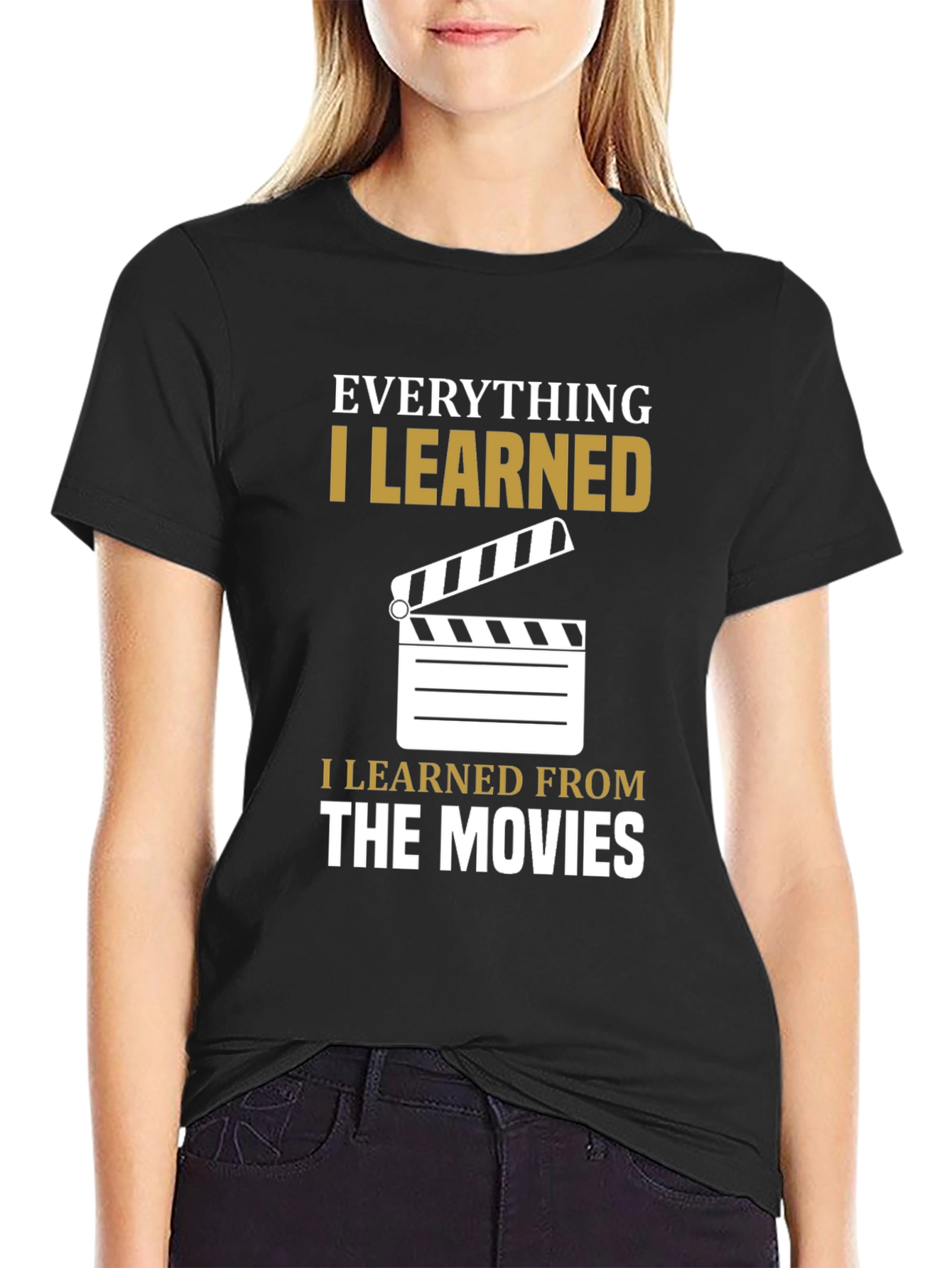 Movie Lover T-Shirt - Everything I Learned From The Movies