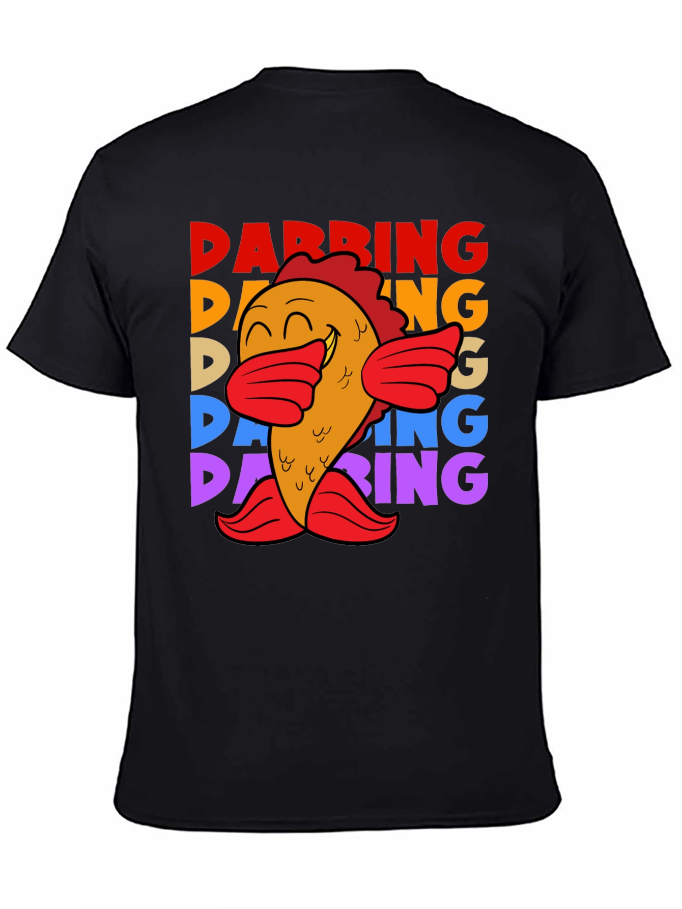 Dabbing Fish Graphic Tee - Fun Unique Trendy