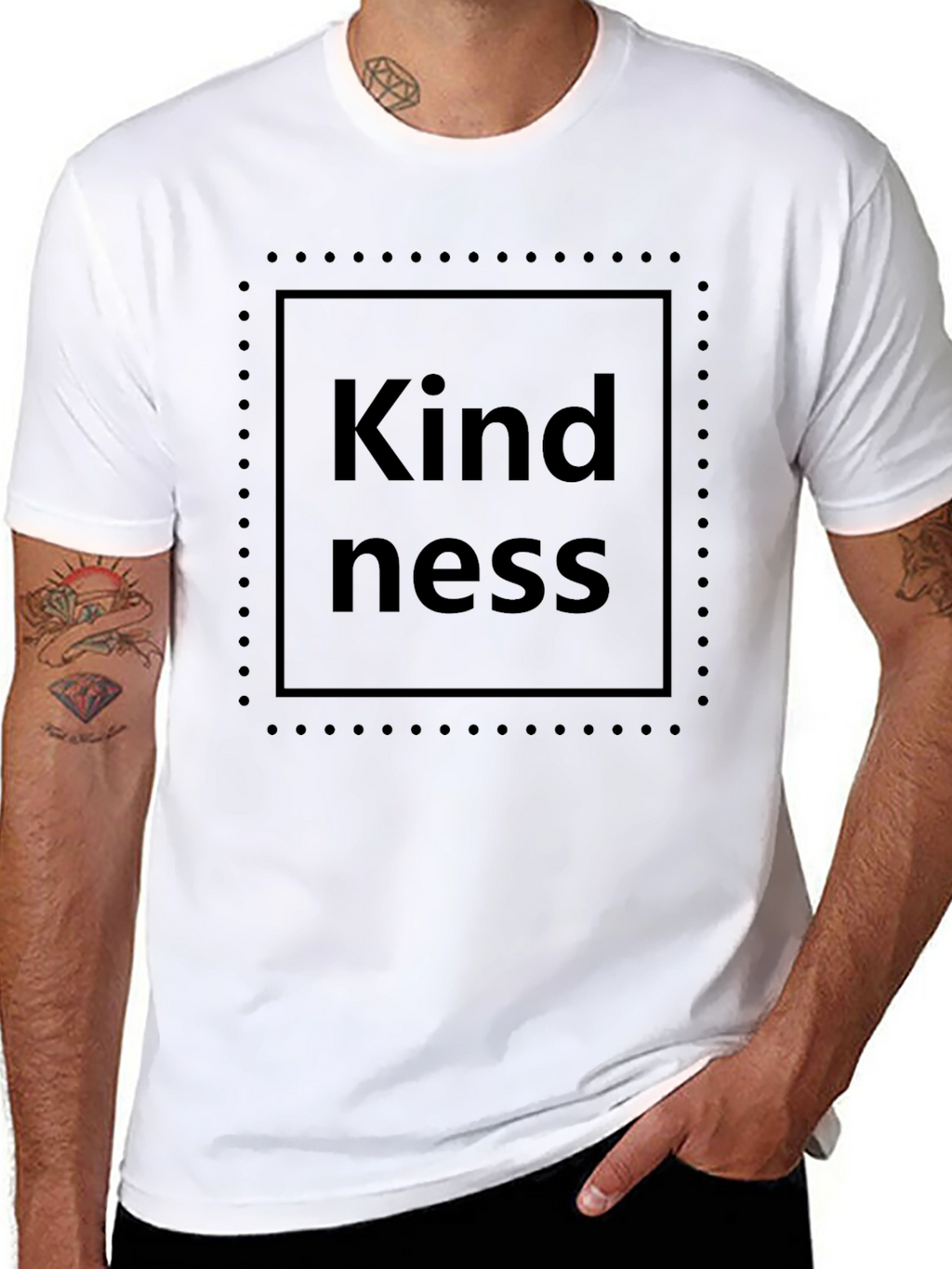 Kindness Graphic T-Shirt - Classic Crew Neck Tee