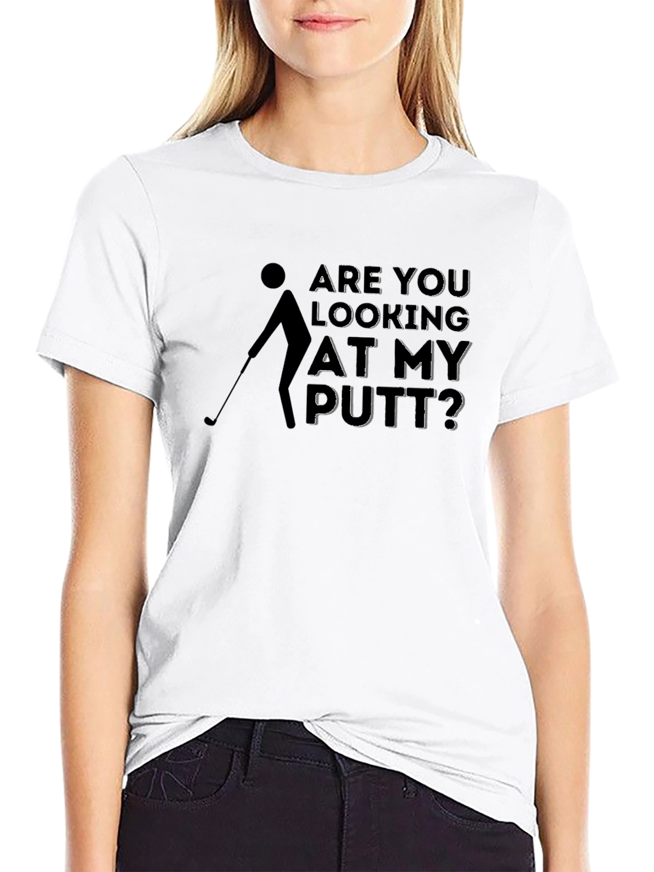 Golf Putt Humor T-Shirt - Funny Golfer Tee