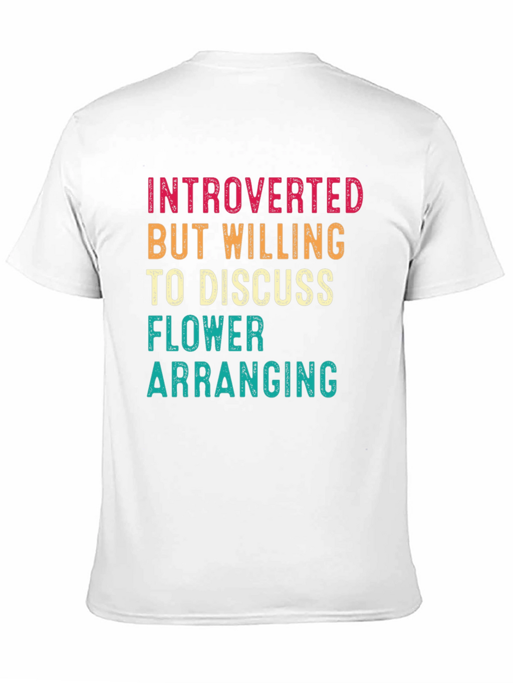 Introverted Flower Arranging Graphic Tee