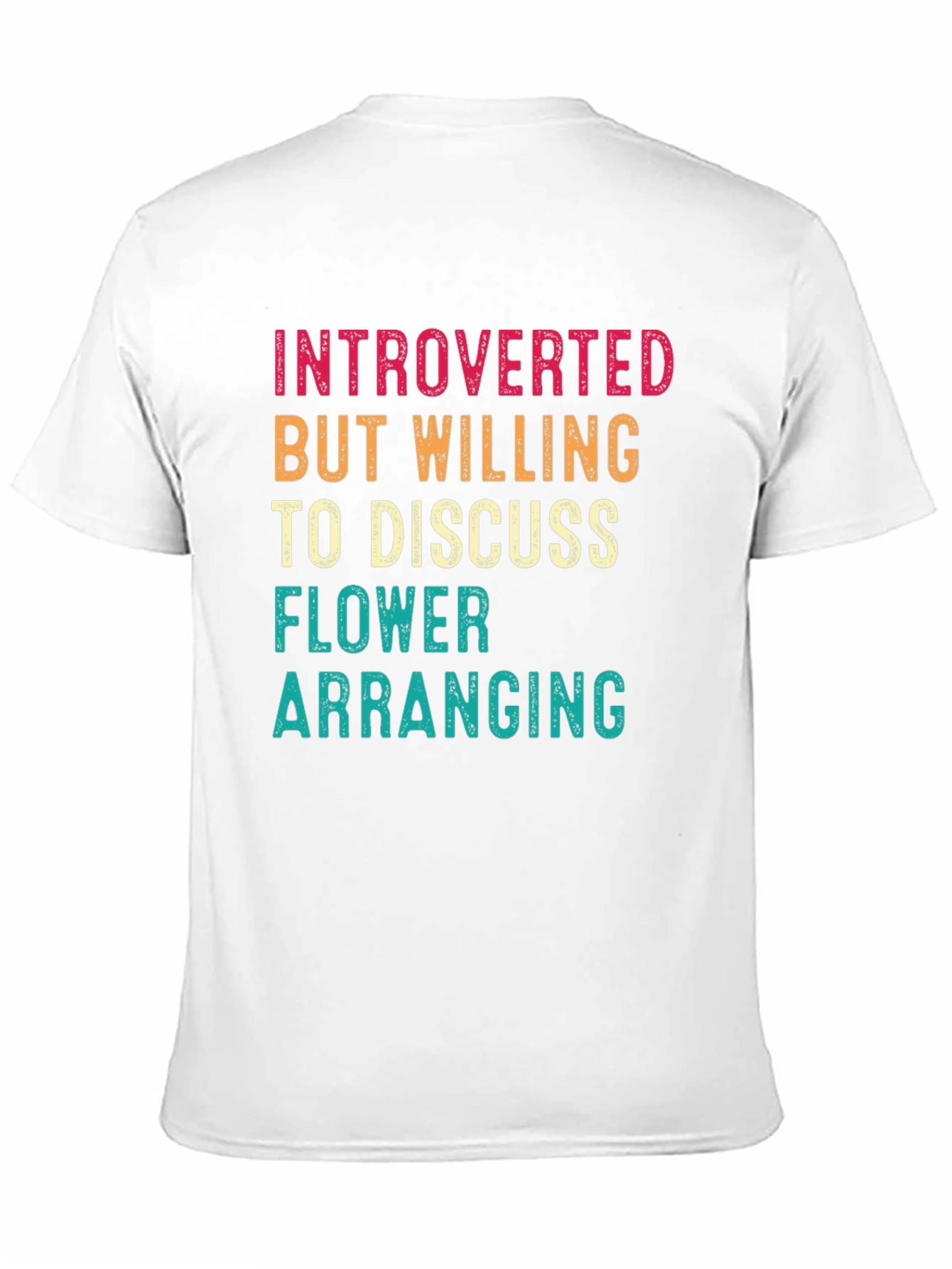 Introverted Flower Arranging Graphic Tee