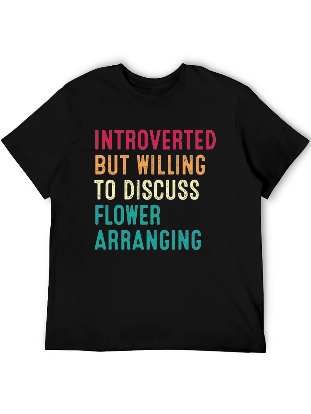 Introverted Flower Arranging Graphic Tee