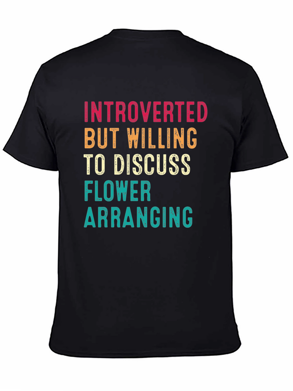 Introverted Flower Arranging Graphic Tee