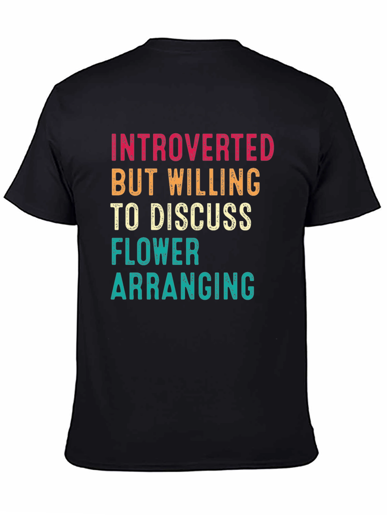 Introverted Flower Arranging Graphic Tee