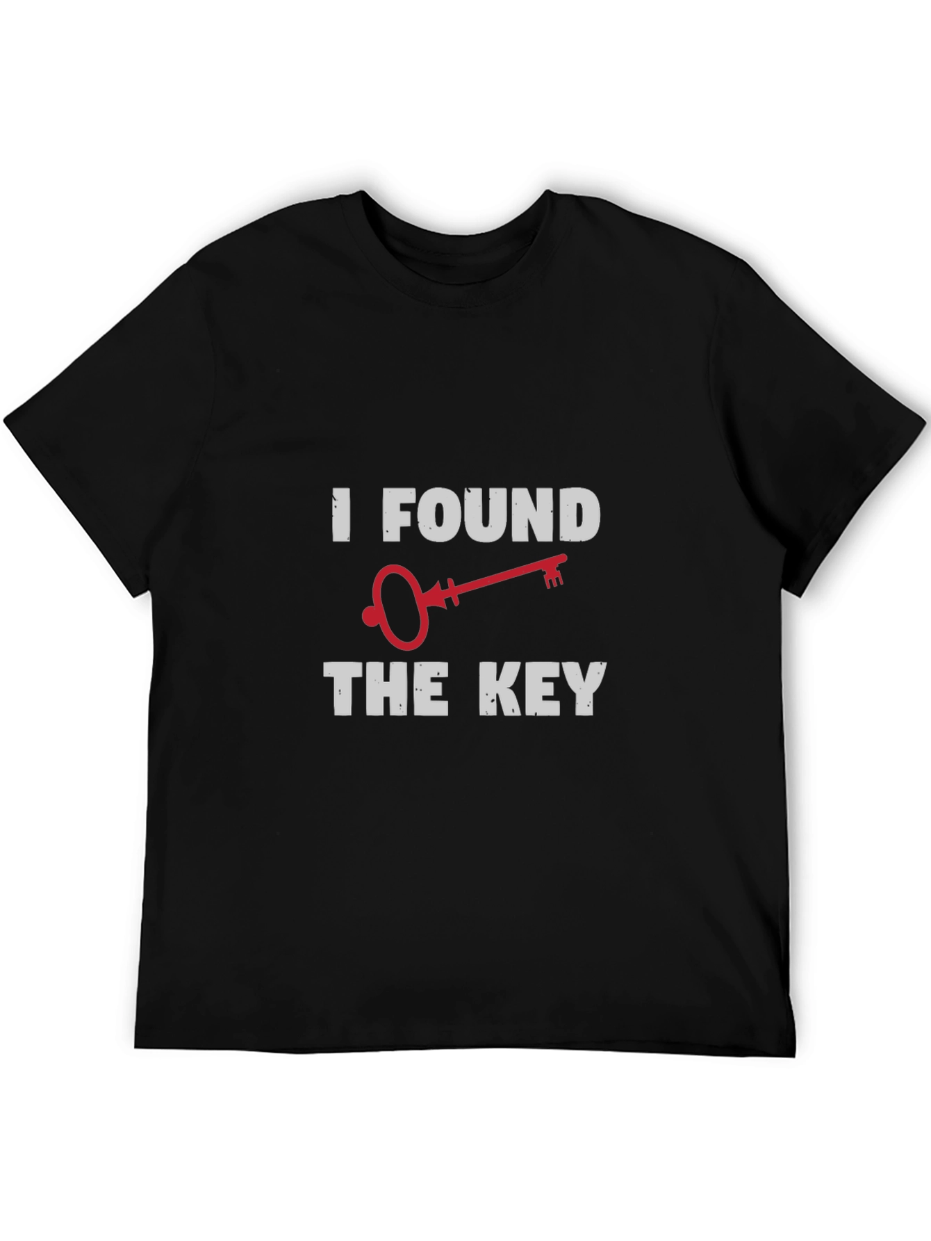 I Found The Key Graphic Tee - Unique Cotton Blend Shirt