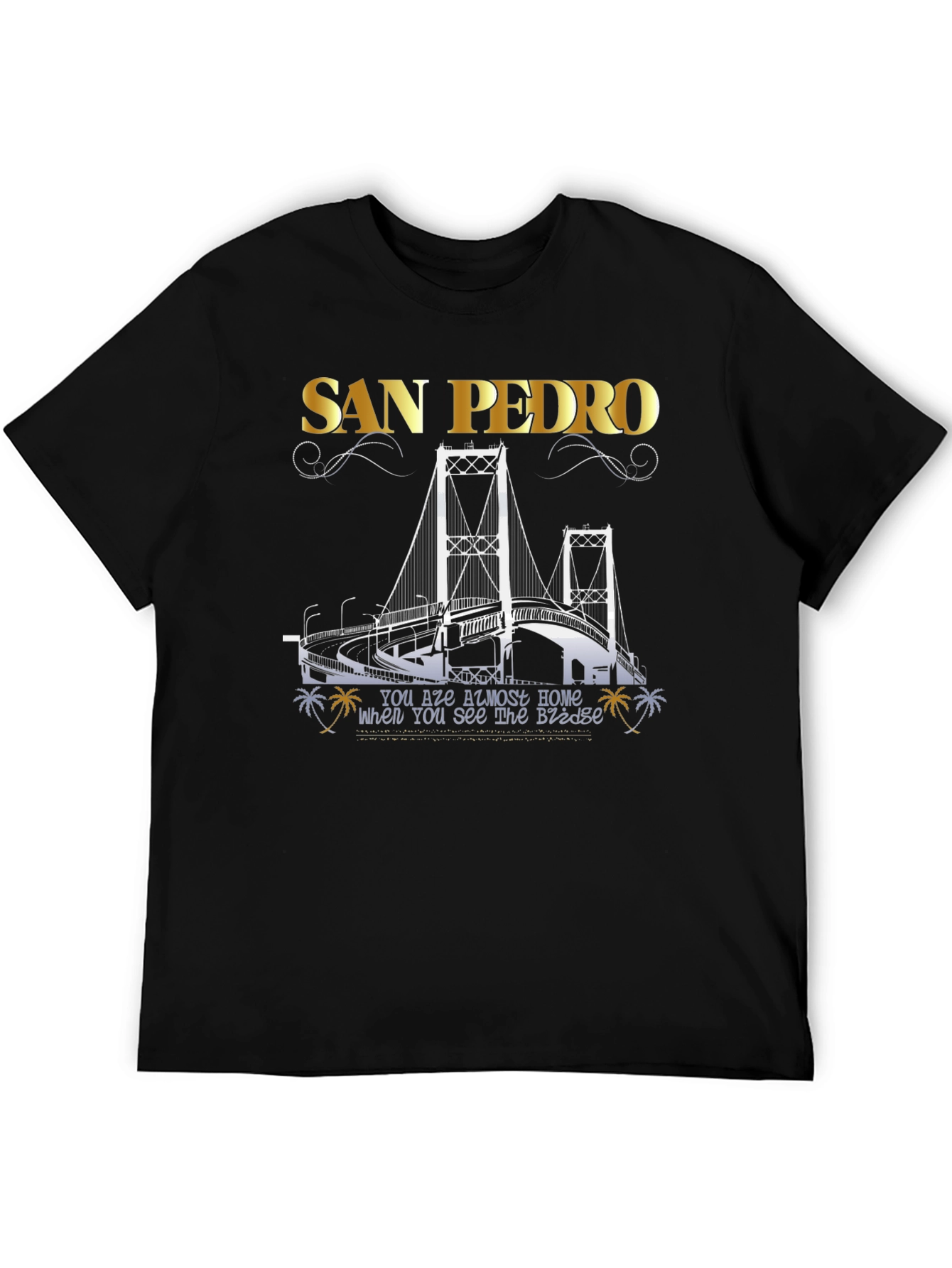 San Pedro Bridge Graphic T-Shirt