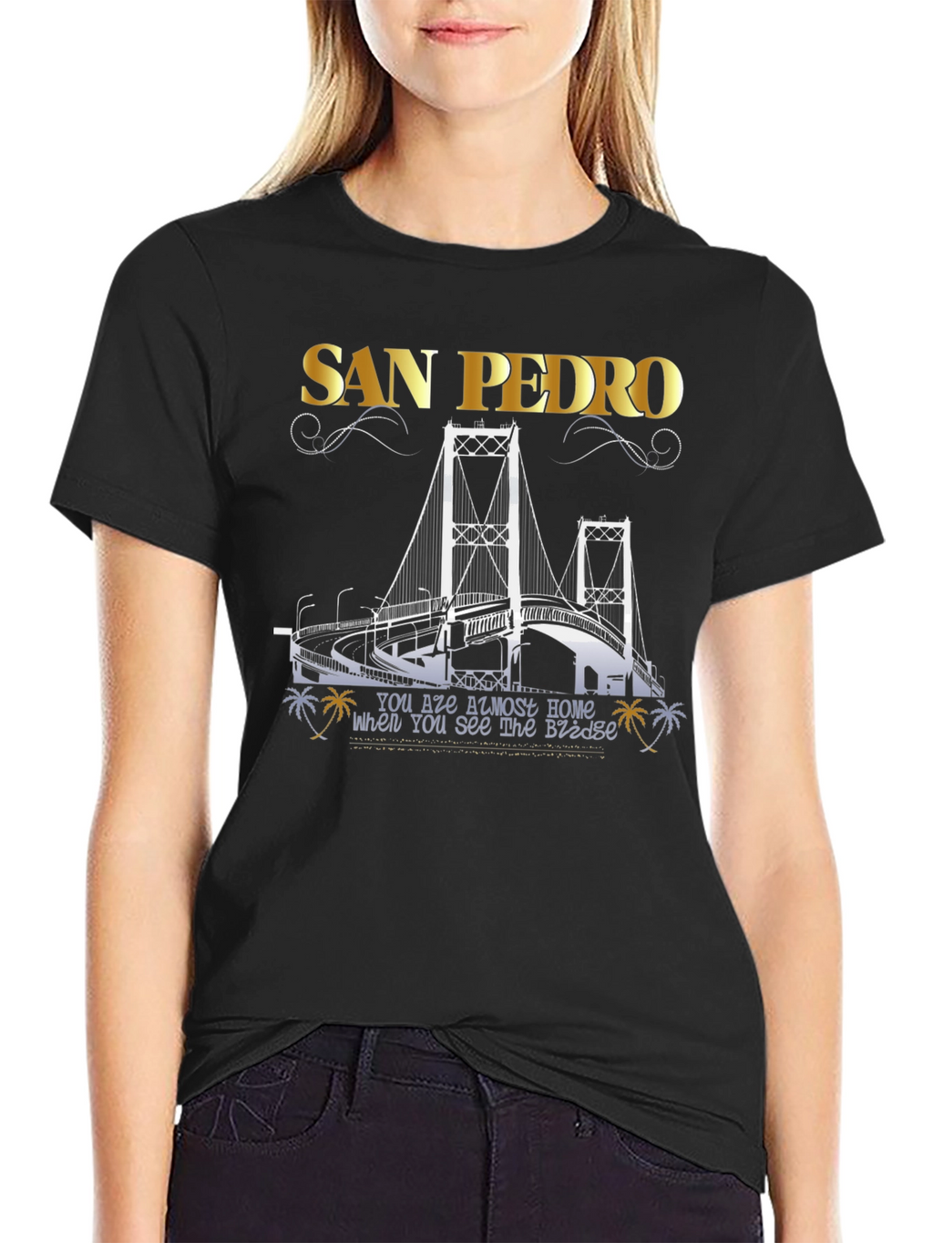 San Pedro Bridge Graphic T-Shirt