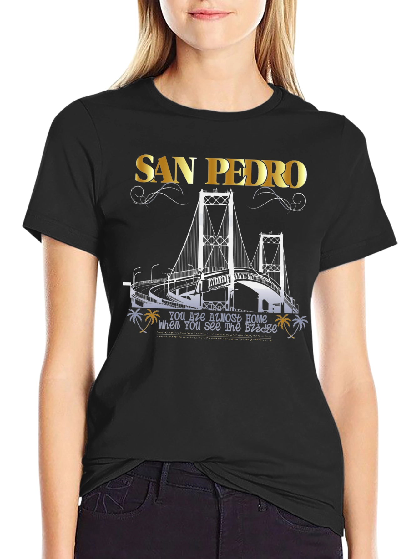San Pedro Bridge Graphic T-Shirt