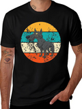 Retro Grumpy Wolf Graphic Tee