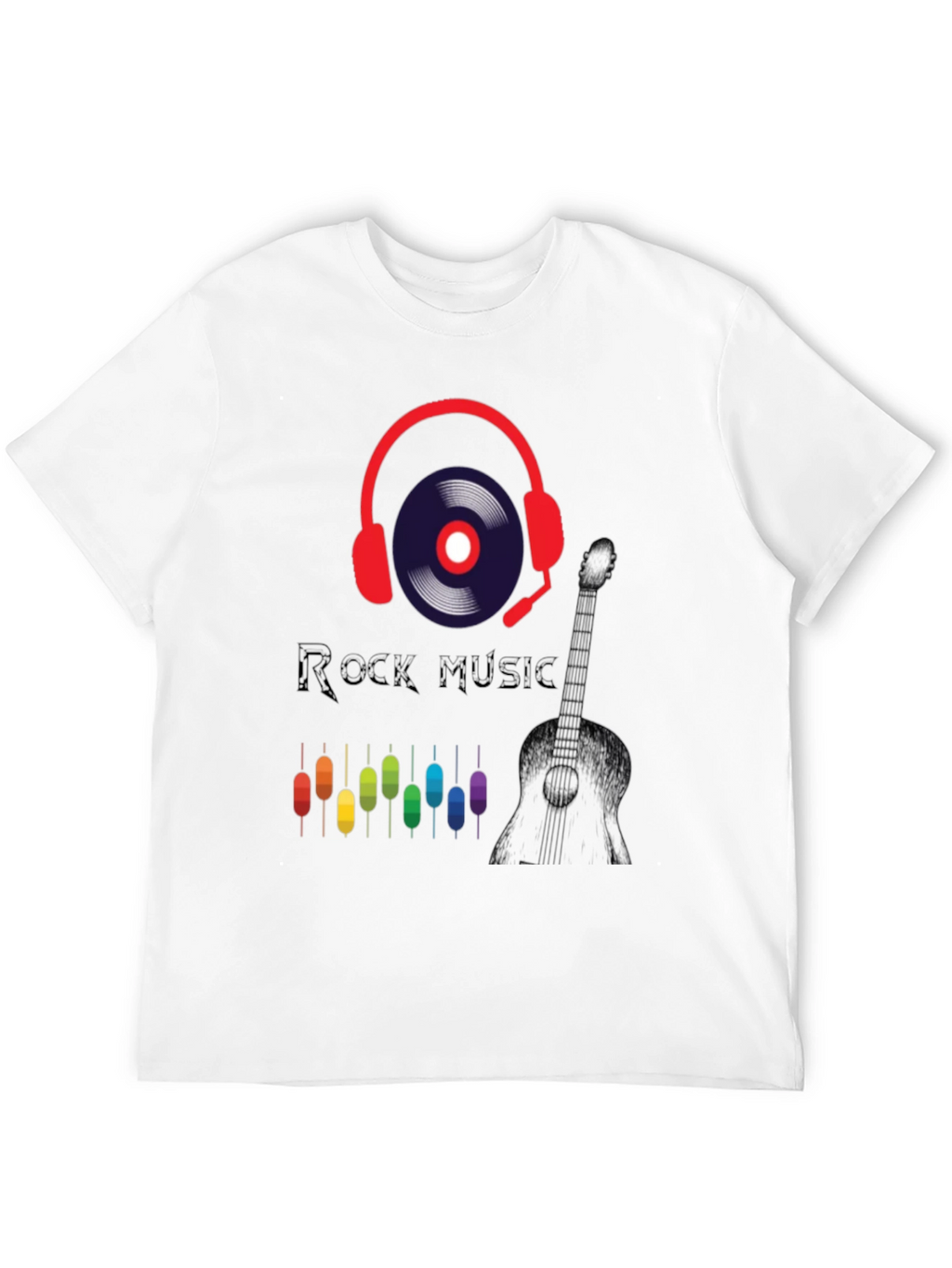 Rock Music T-Shirt with Graphic Design