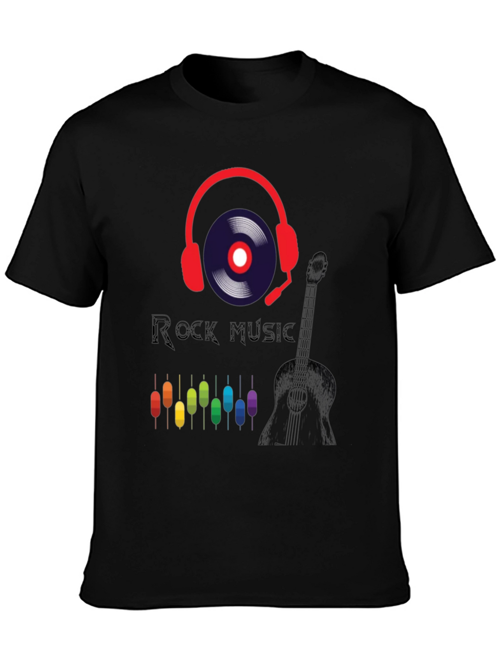 Rock Music T-Shirt with Graphic Design