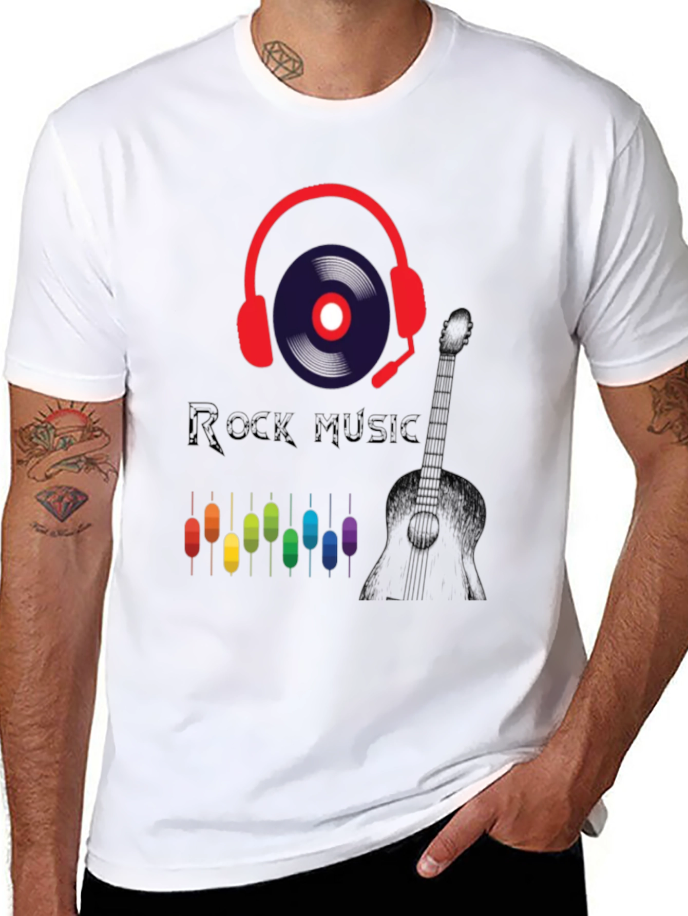 Rock Music T-Shirt with Graphic Design