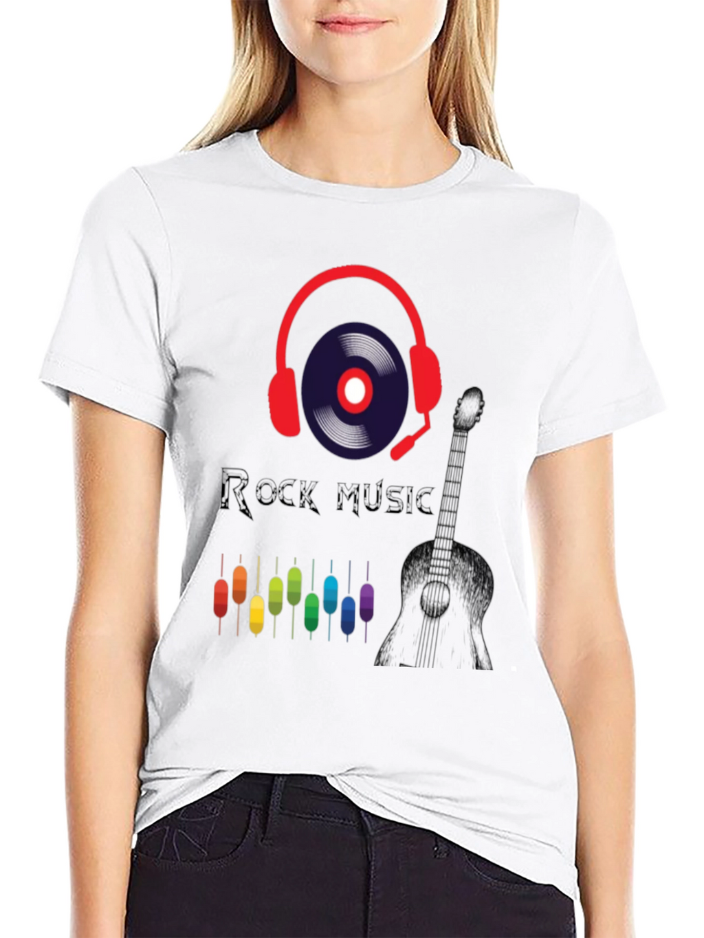 Rock Music T-Shirt with Graphic Design