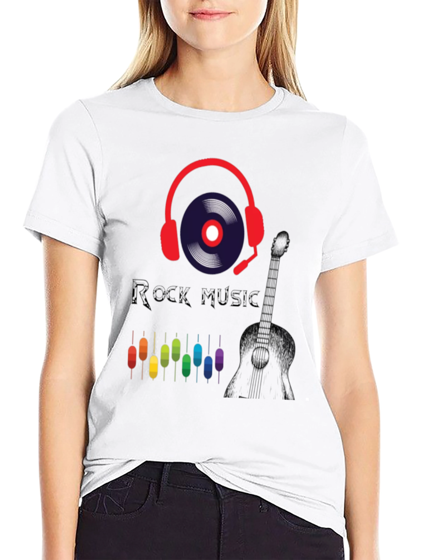 Rock Music T-Shirt with Graphic Design
