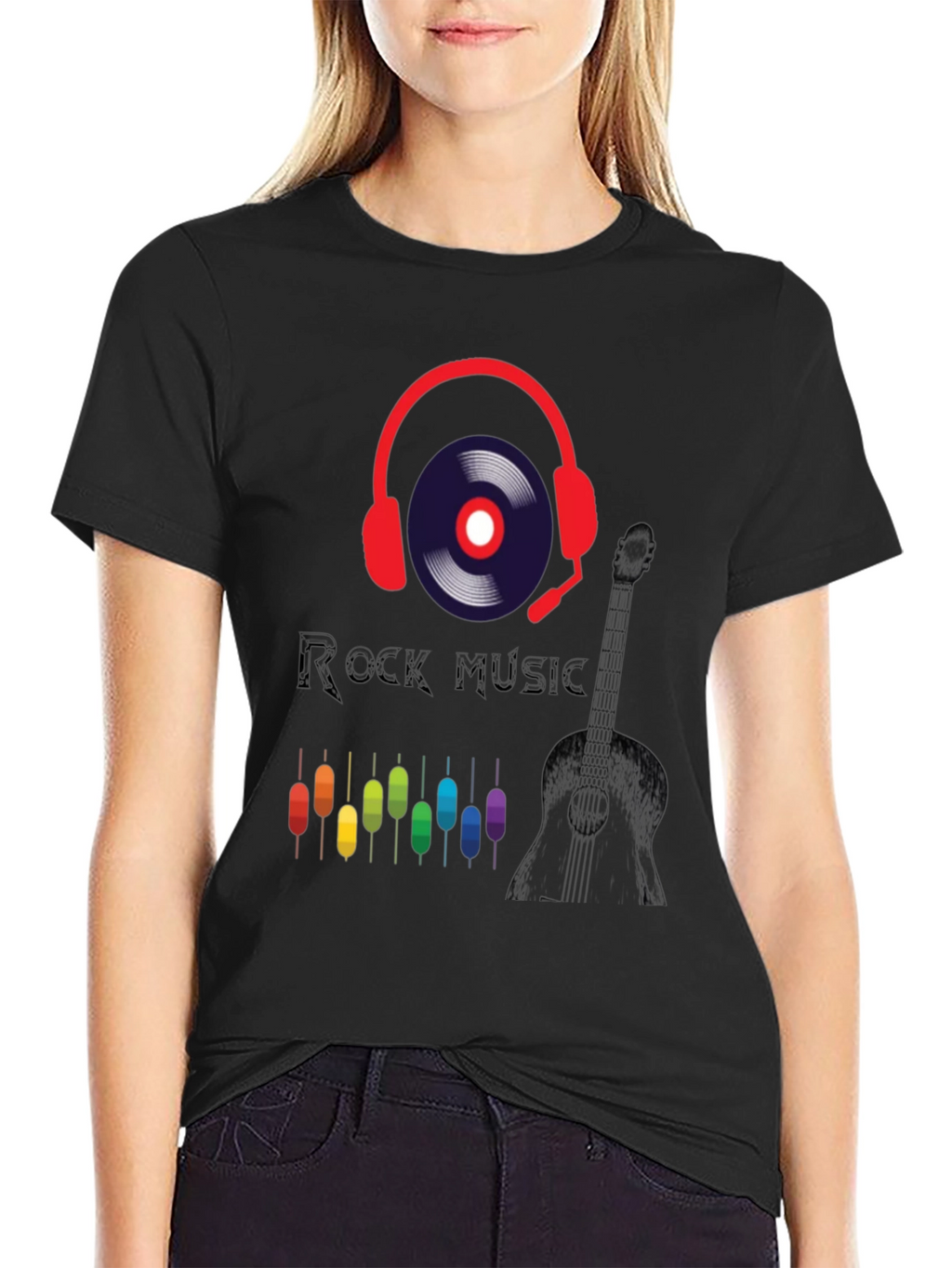 Rock Music T-Shirt with Graphic Design