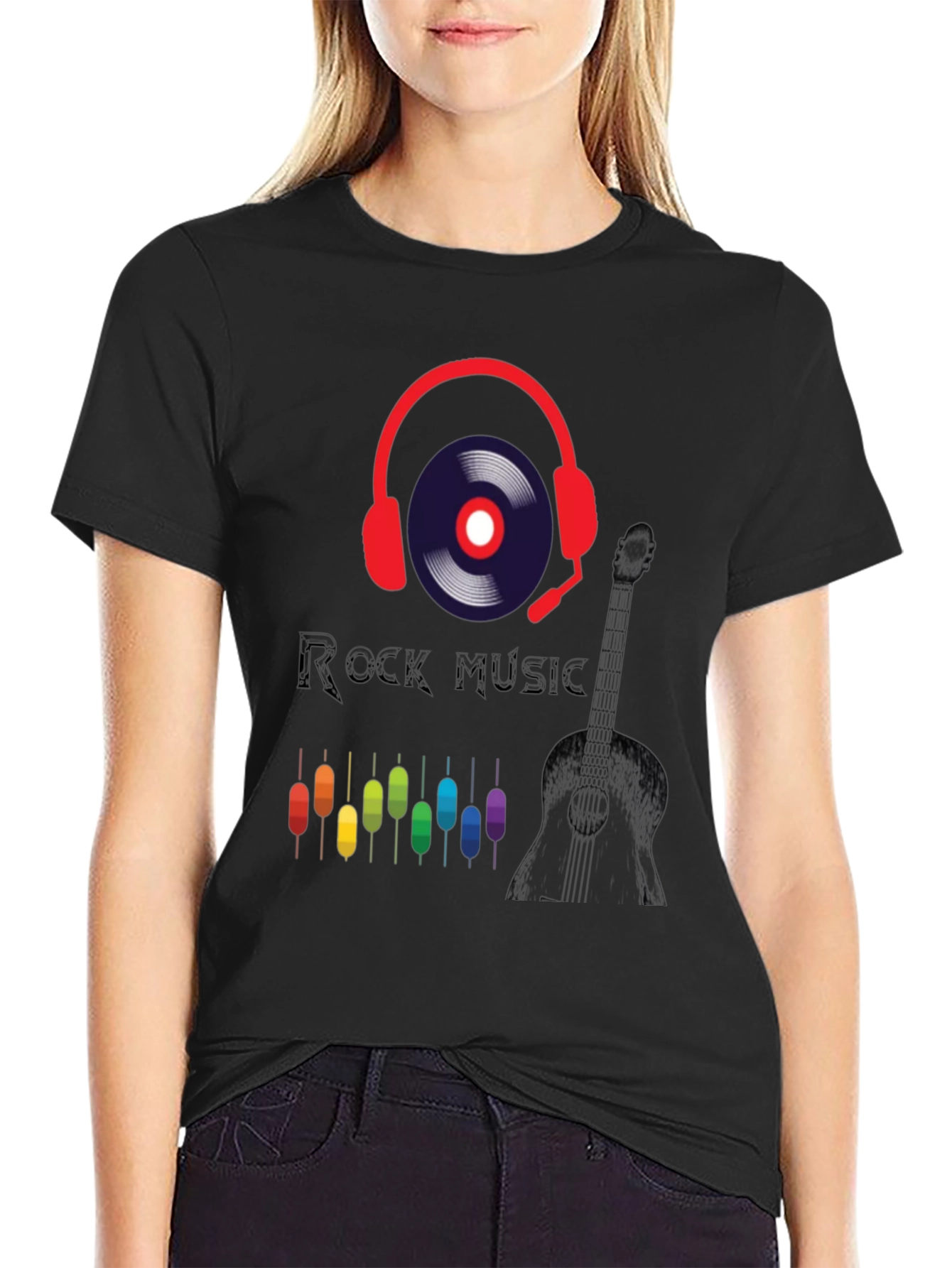Rock Music T-Shirt with Graphic Design