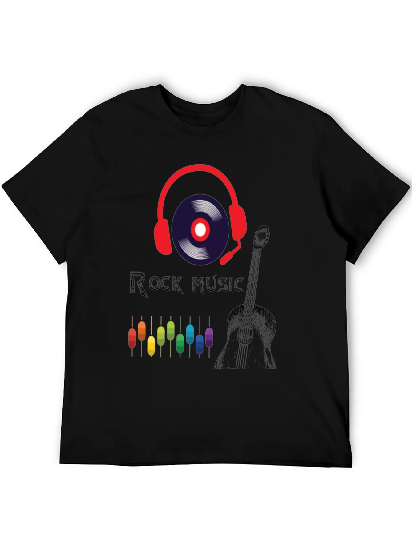 Rock Music T-Shirt with Graphic Design