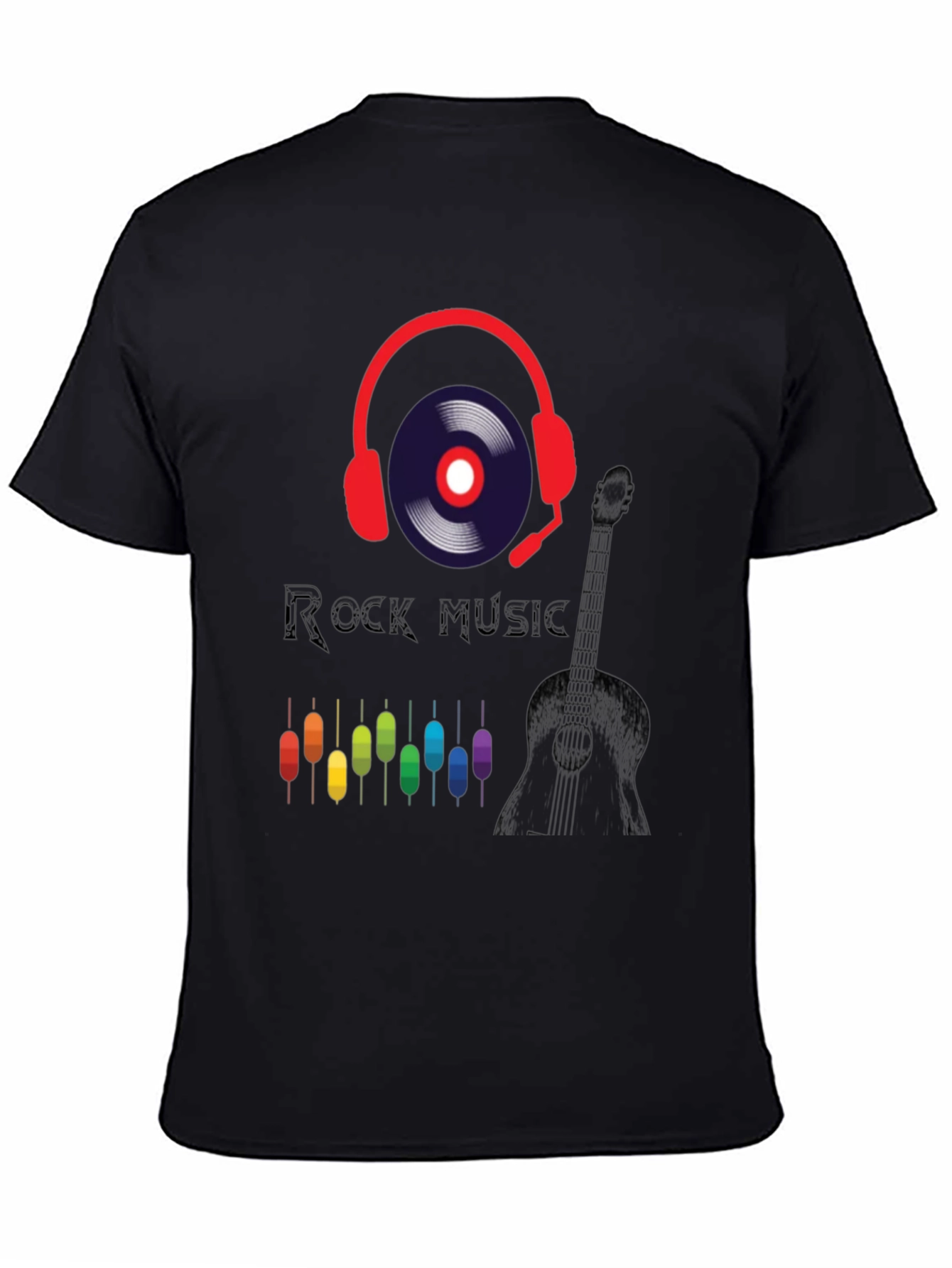 Rock Music T-Shirt with Graphic Design