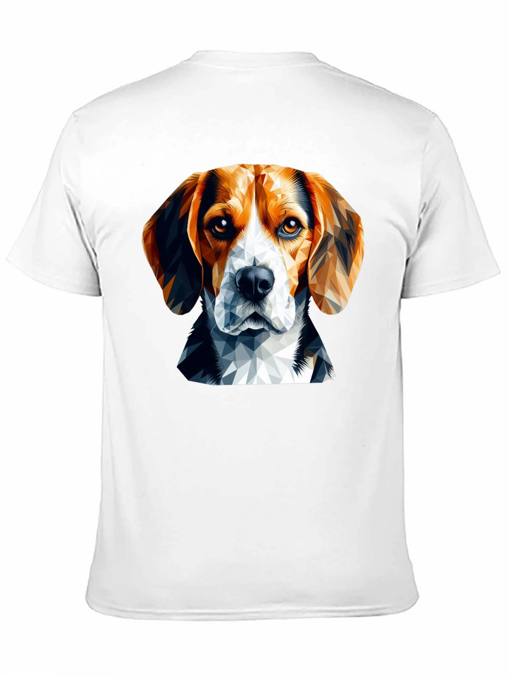 Geometric Beagle Dog Graphic T-Shirt