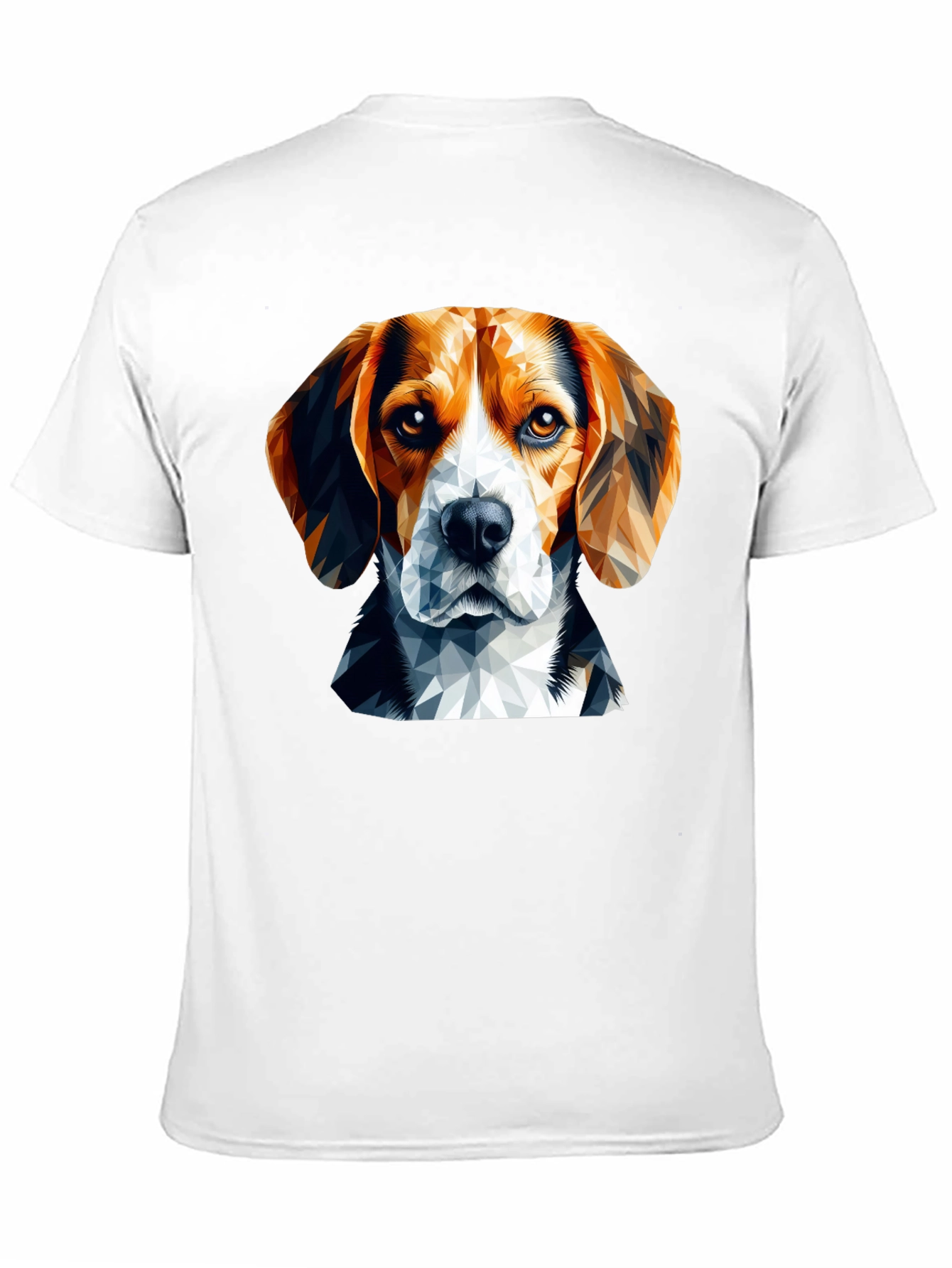 Geometric Beagle Dog Graphic T-Shirt