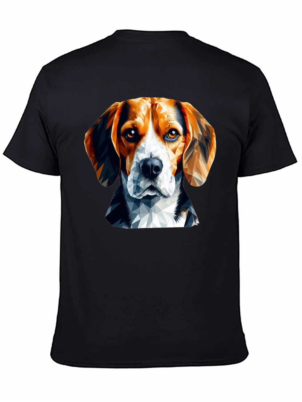 Geometric Beagle Dog Graphic T-Shirt