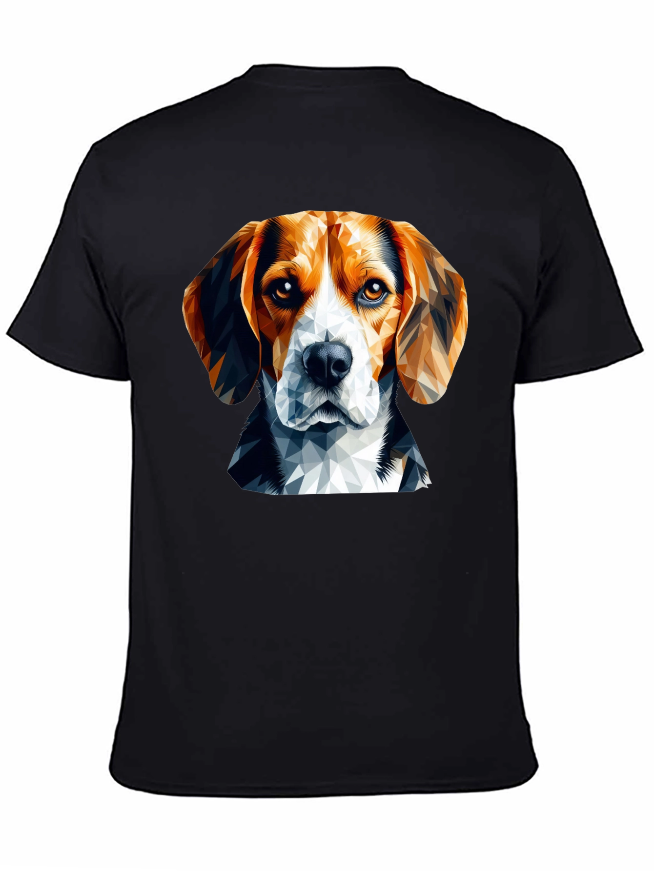 Geometric Beagle Dog Graphic T-Shirt