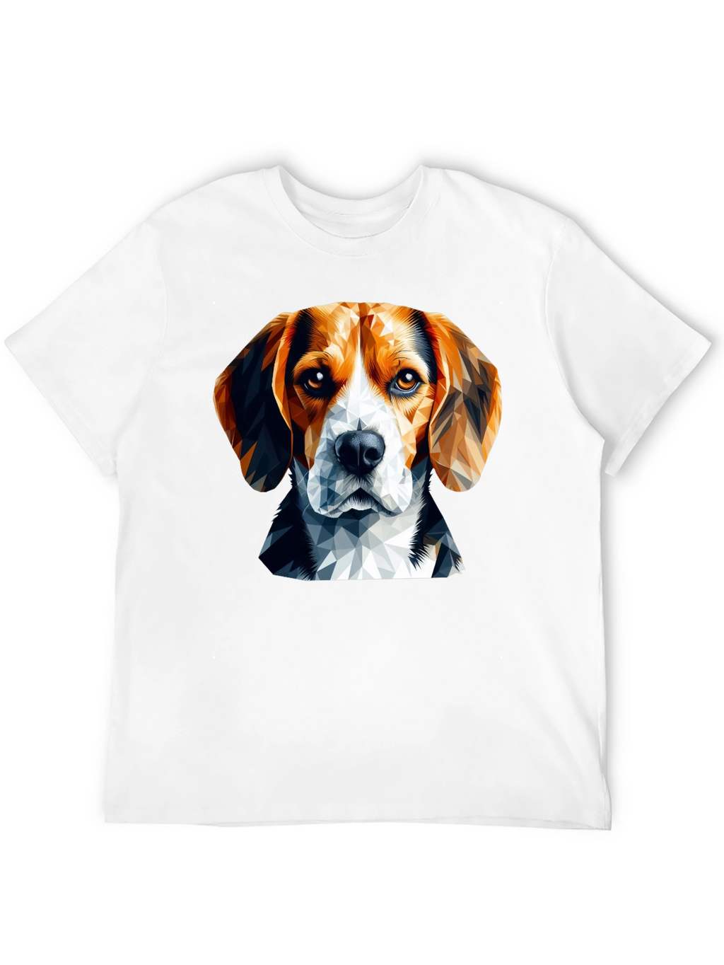 Geometric Beagle Dog Graphic T-Shirt
