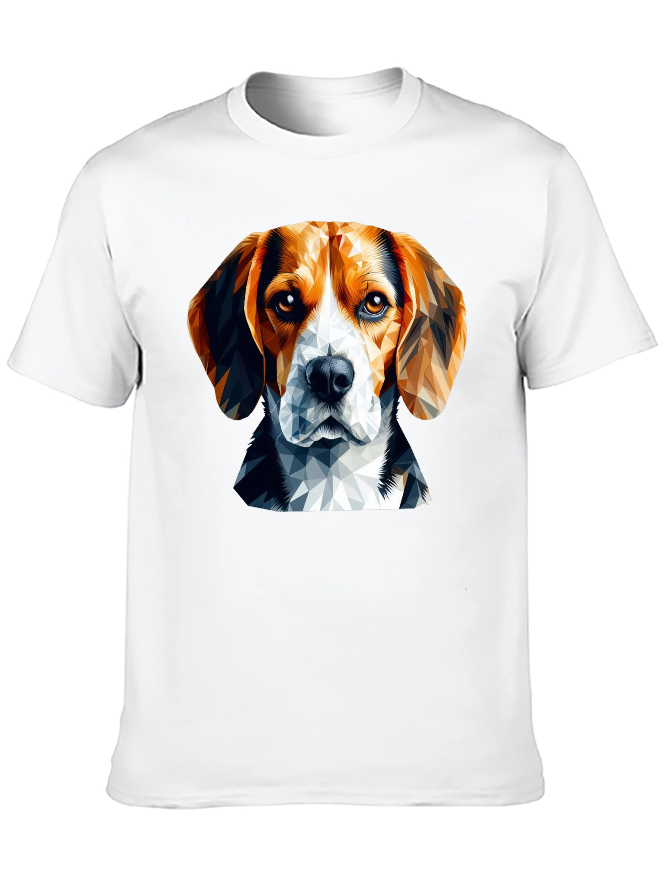 Geometric Beagle Dog Graphic T-Shirt