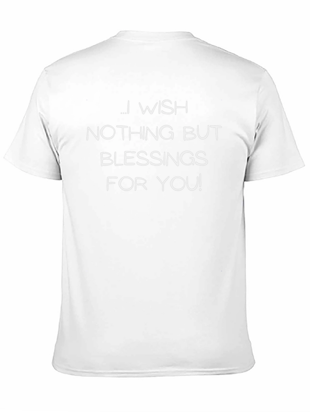 Blessings Graphic Tee - Black Crew Neck T-Shirt