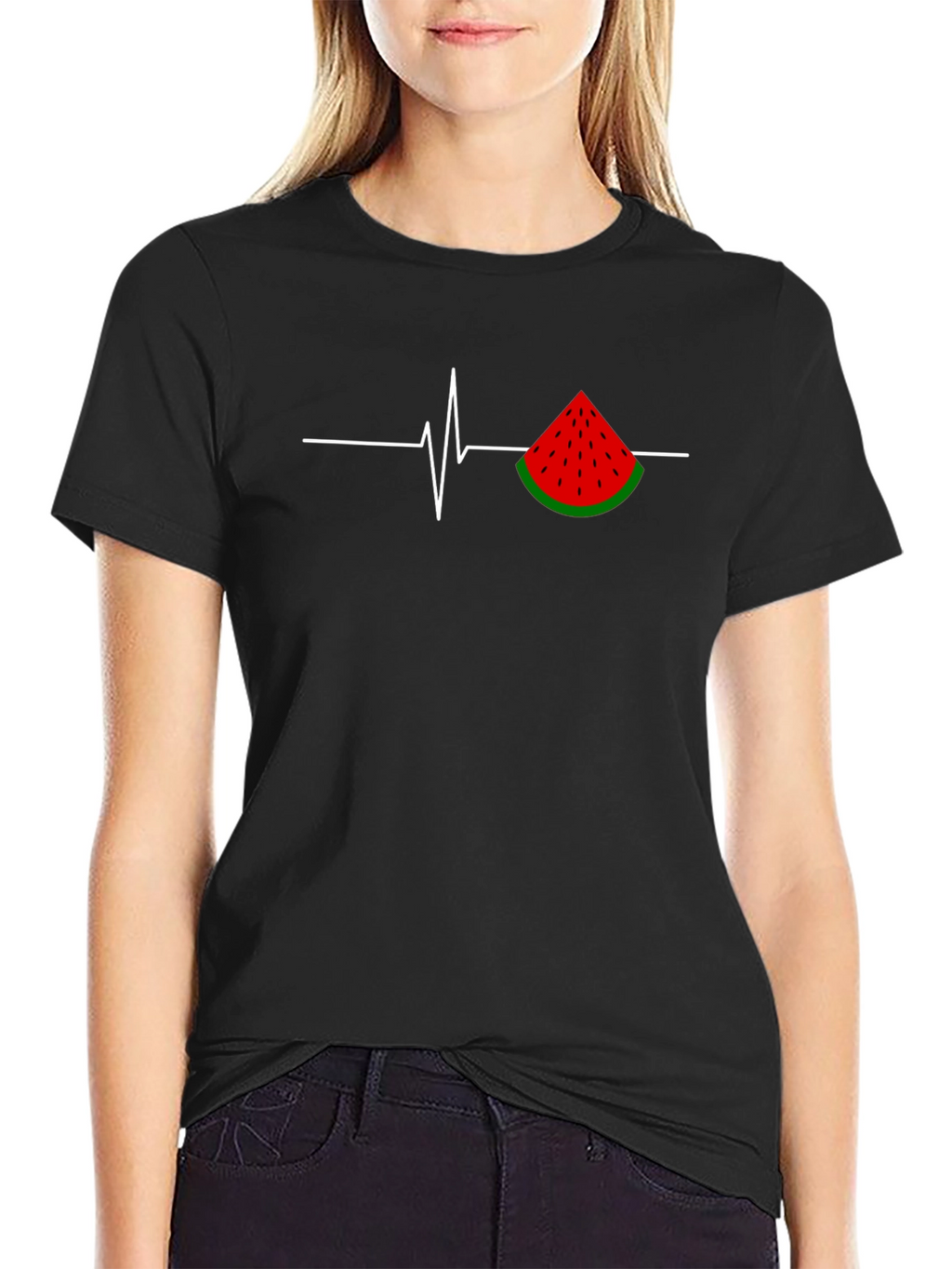 Watermelon Heartbeat Graphic Tee