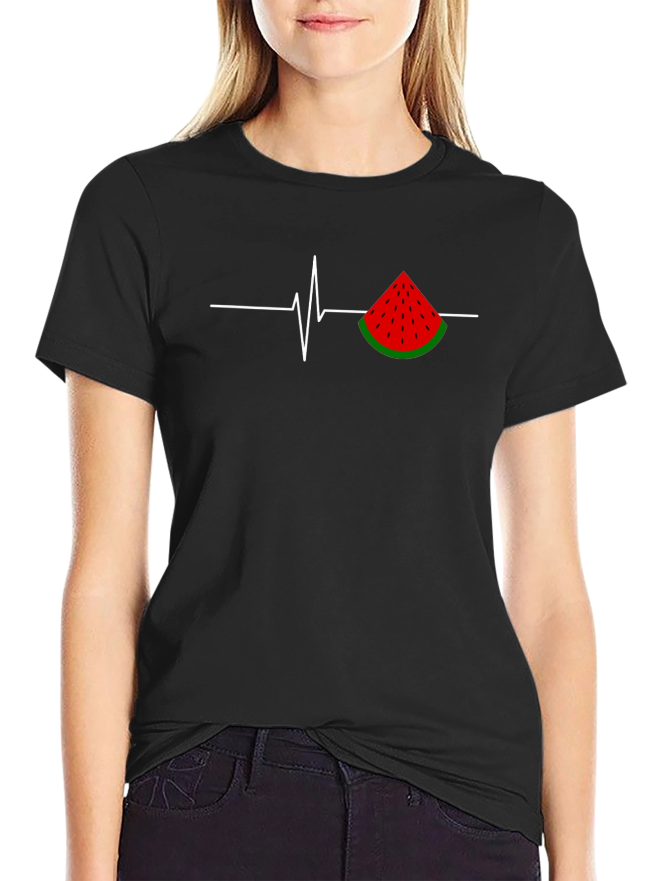 Watermelon Heartbeat Graphic Tee