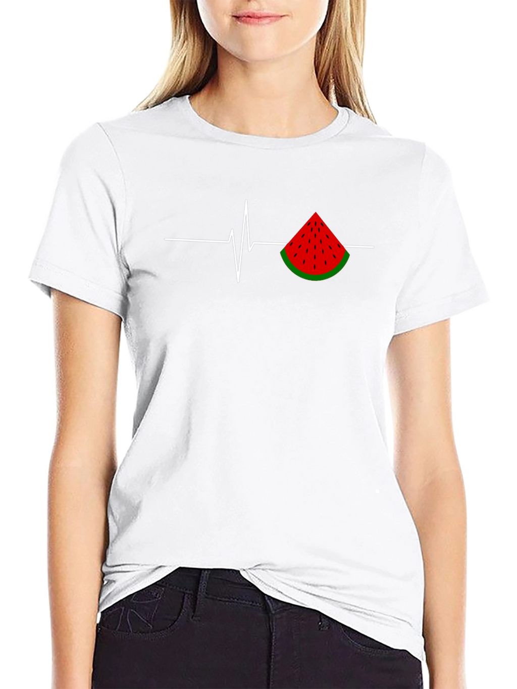 Watermelon Heartbeat Graphic Tee