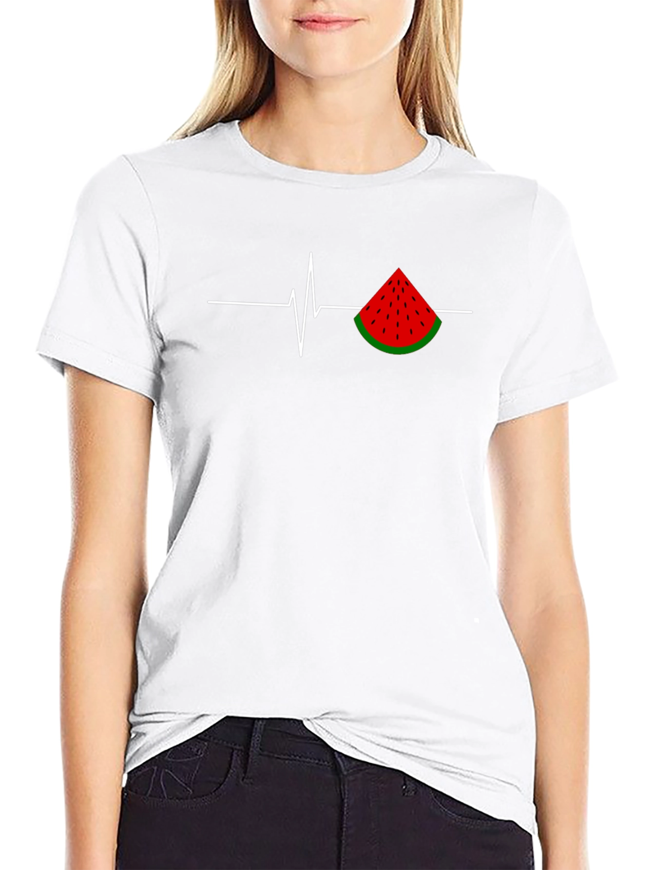 Watermelon Heartbeat Graphic Tee