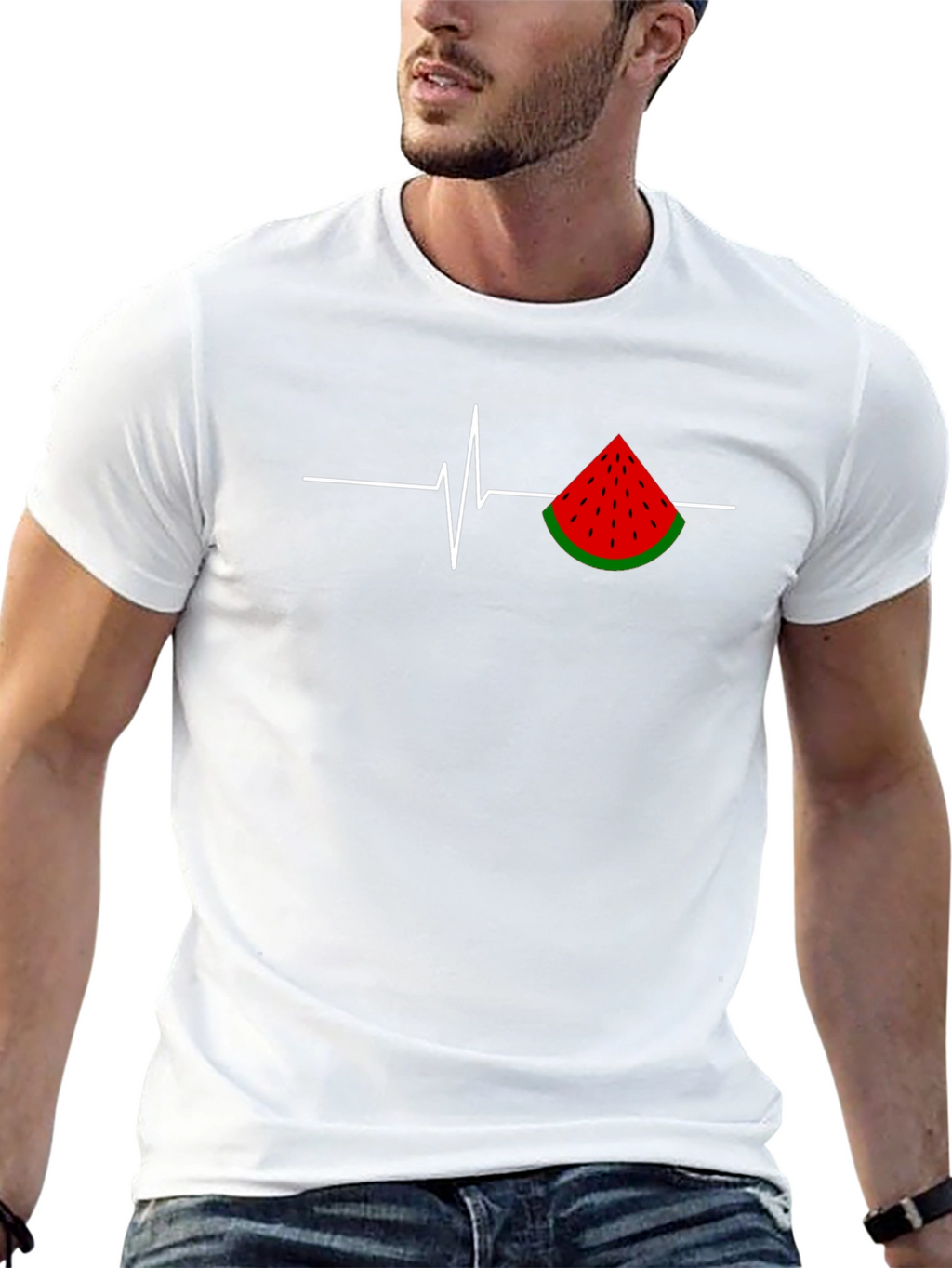 Watermelon Heartbeat Graphic Tee