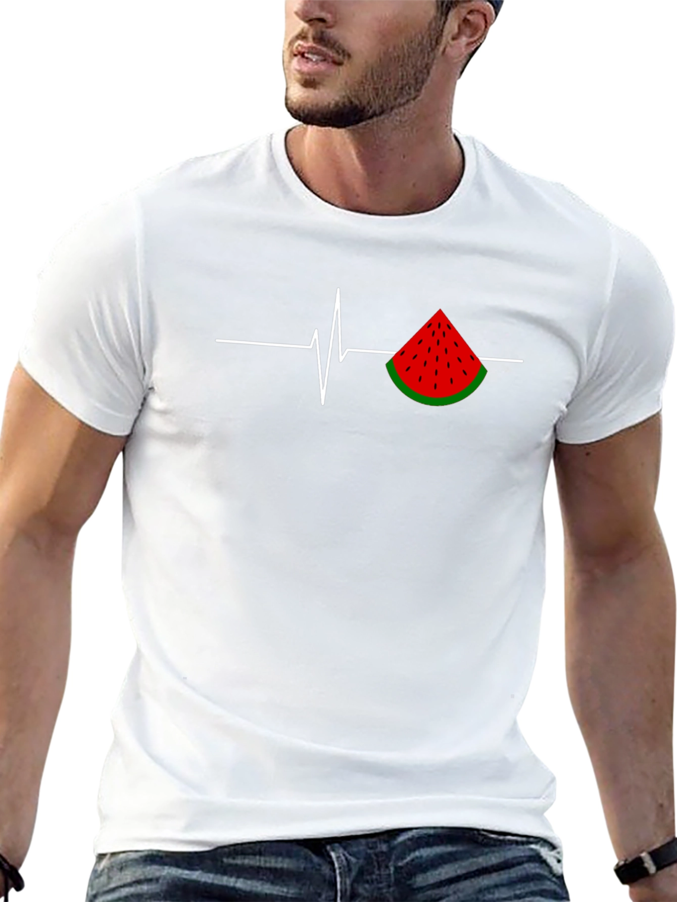 Watermelon Heartbeat Graphic Tee