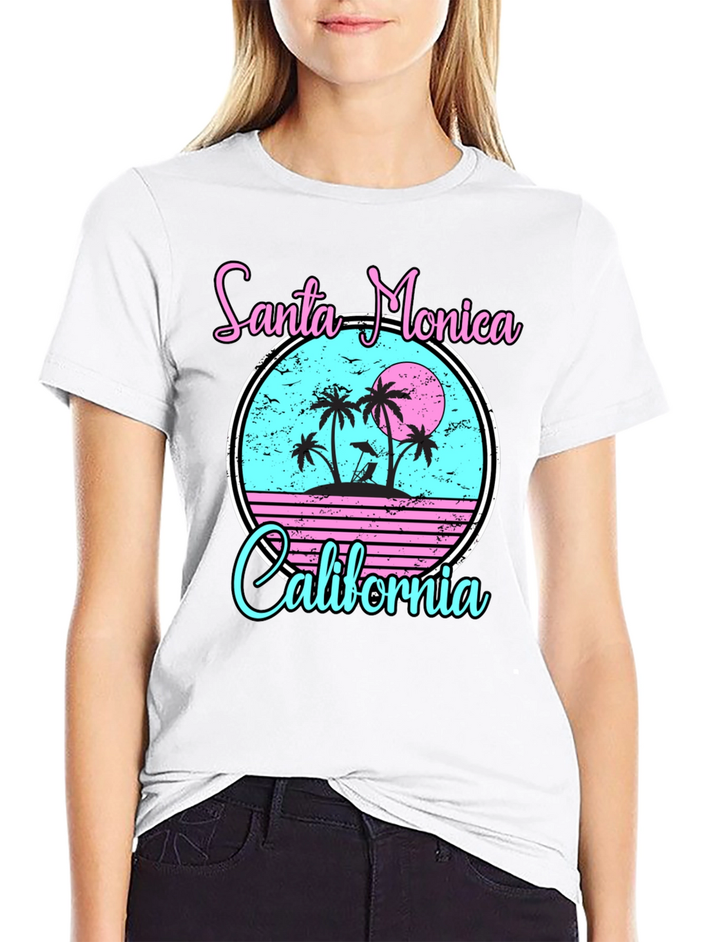 Santa Monica California Graphic Tee