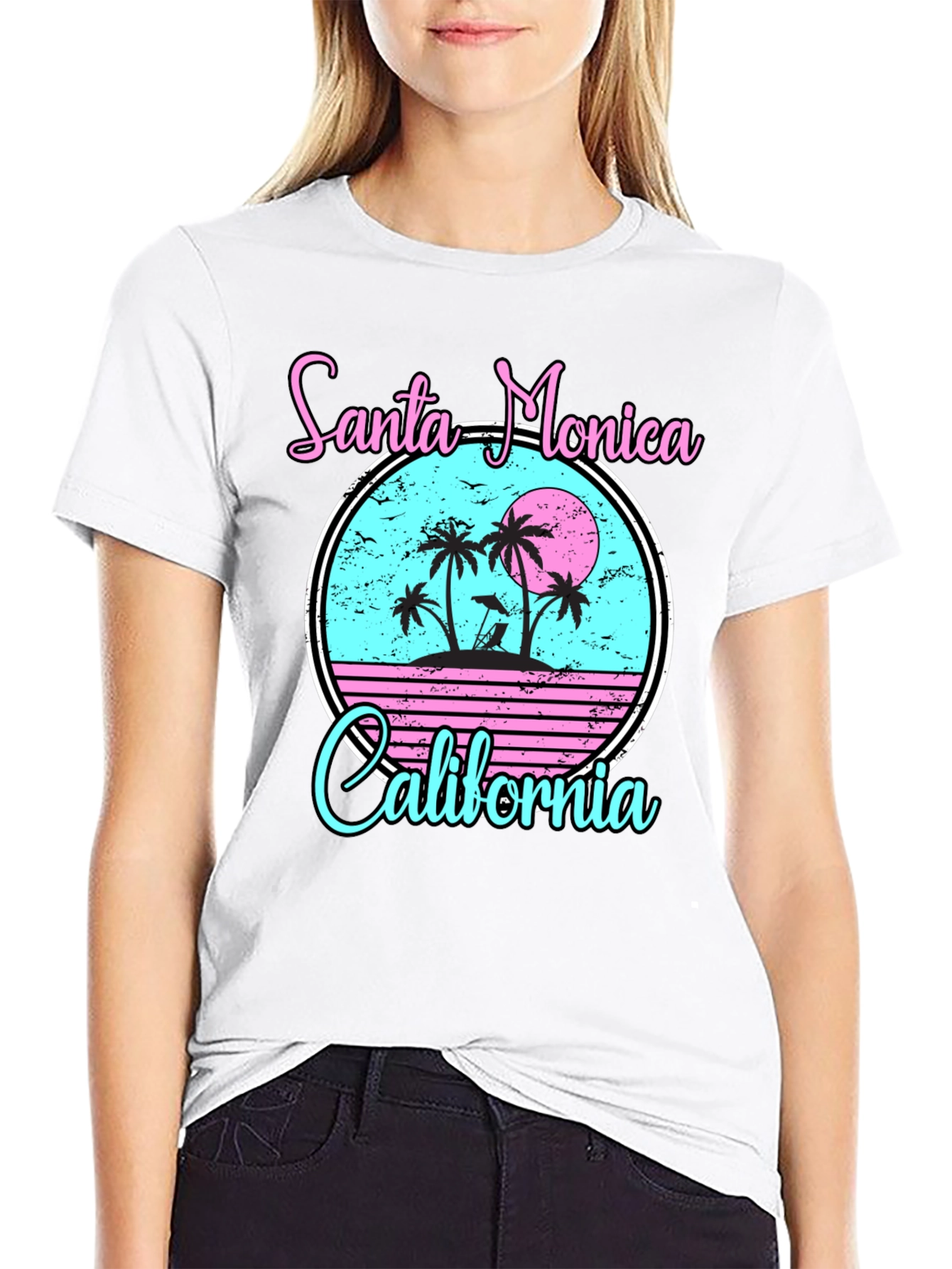 Santa Monica California Graphic Tee