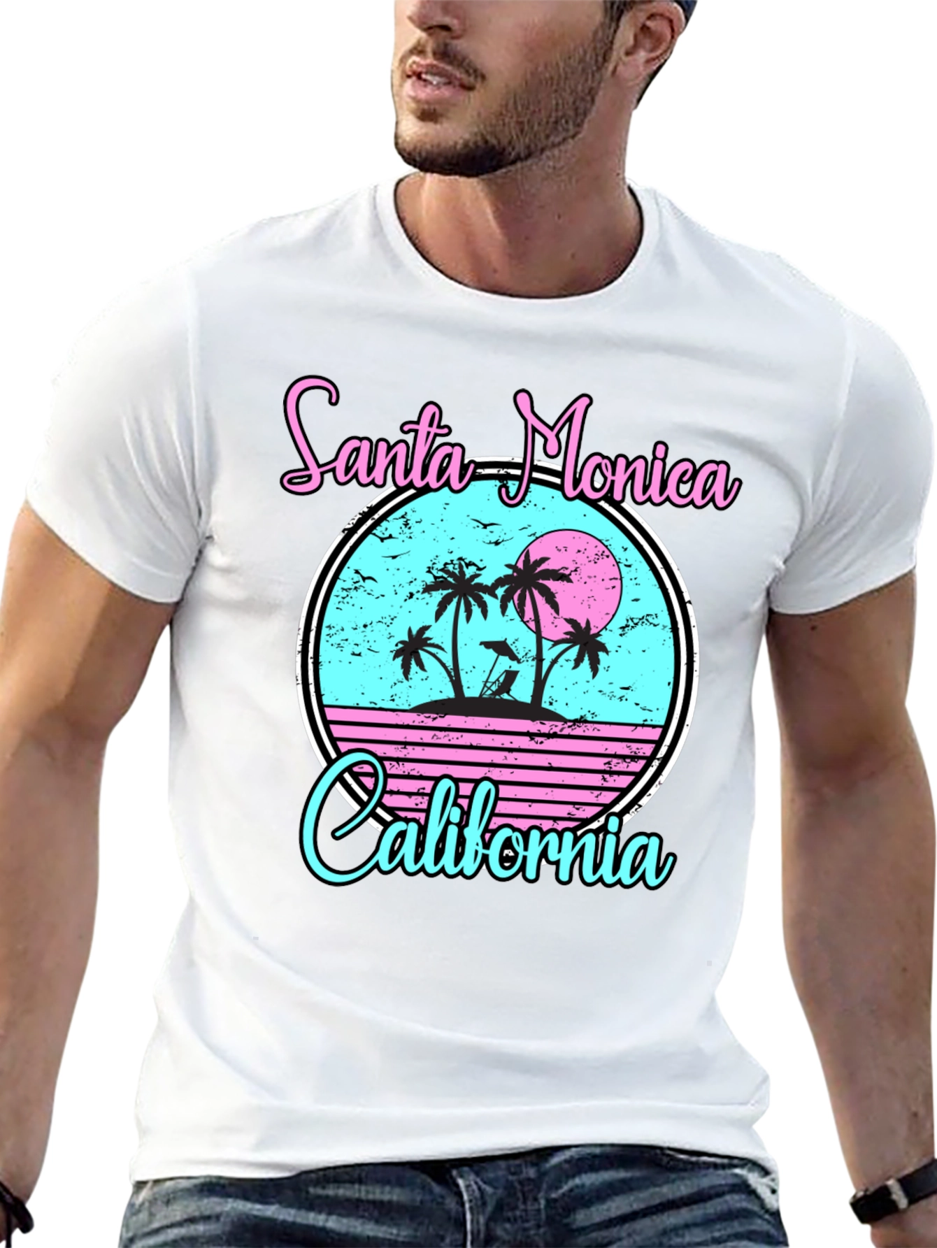 Santa Monica California Graphic Tee