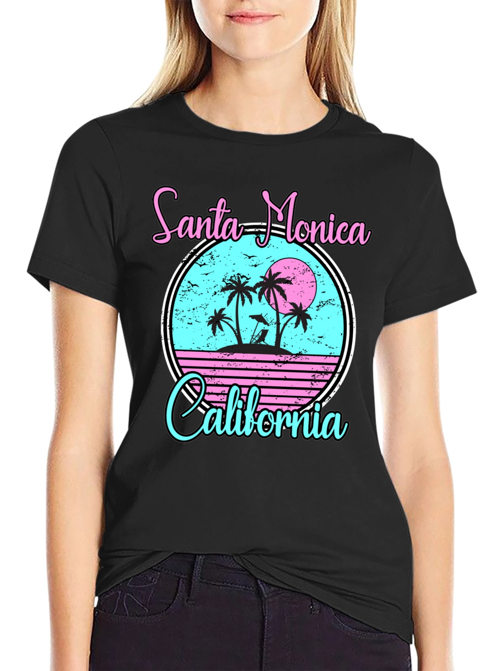 Santa Monica California Graphic Tee