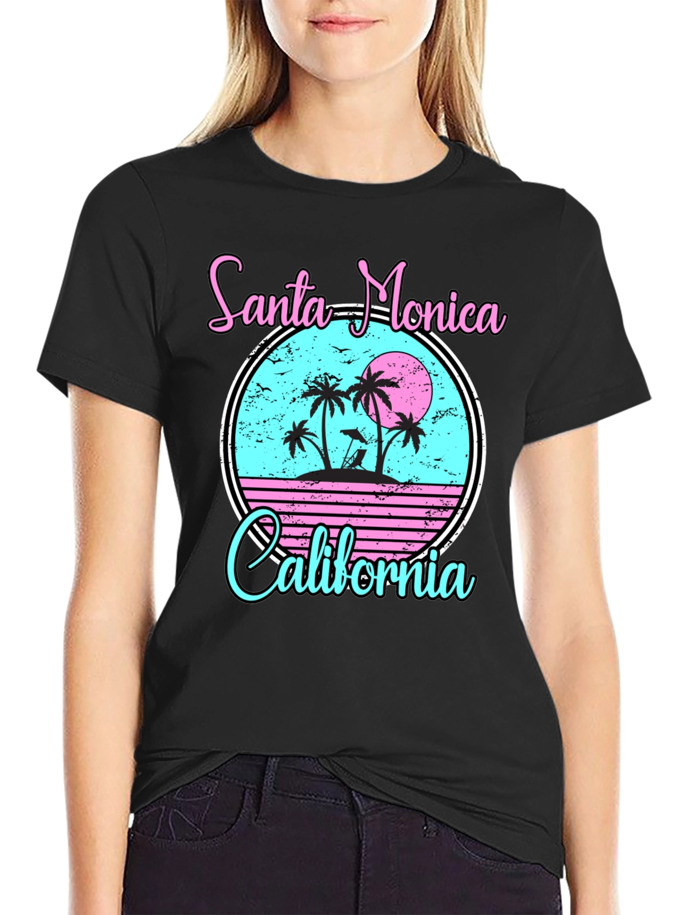 Santa Monica California Graphic Tee