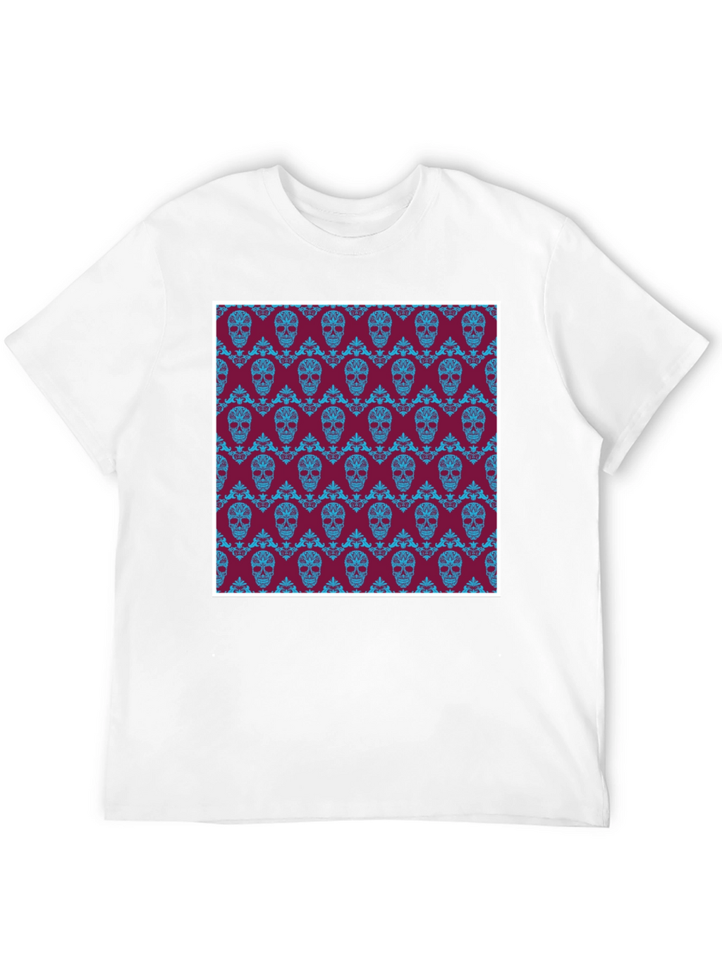 Skull Pattern T-Shirt