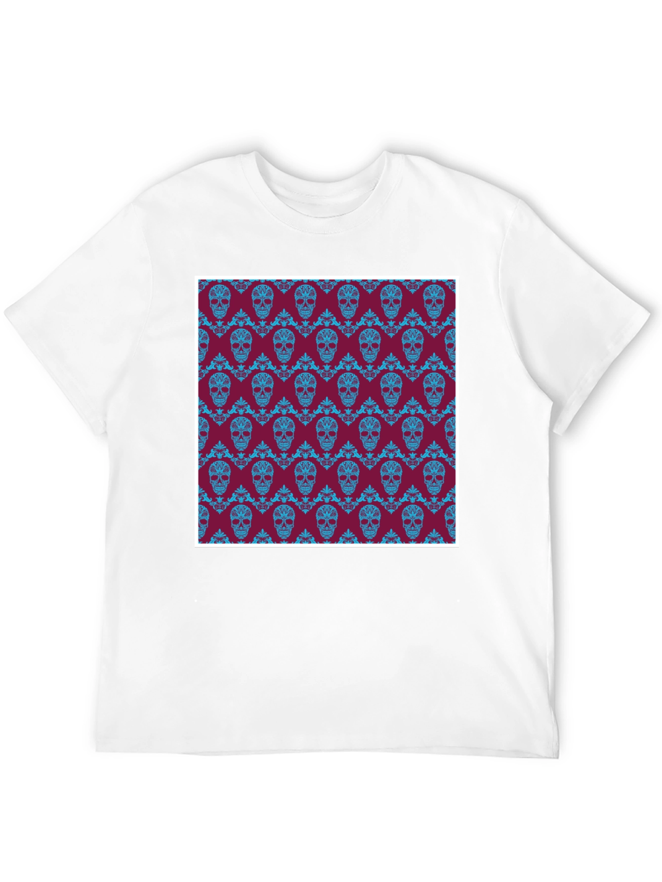 Skull Pattern T-Shirt