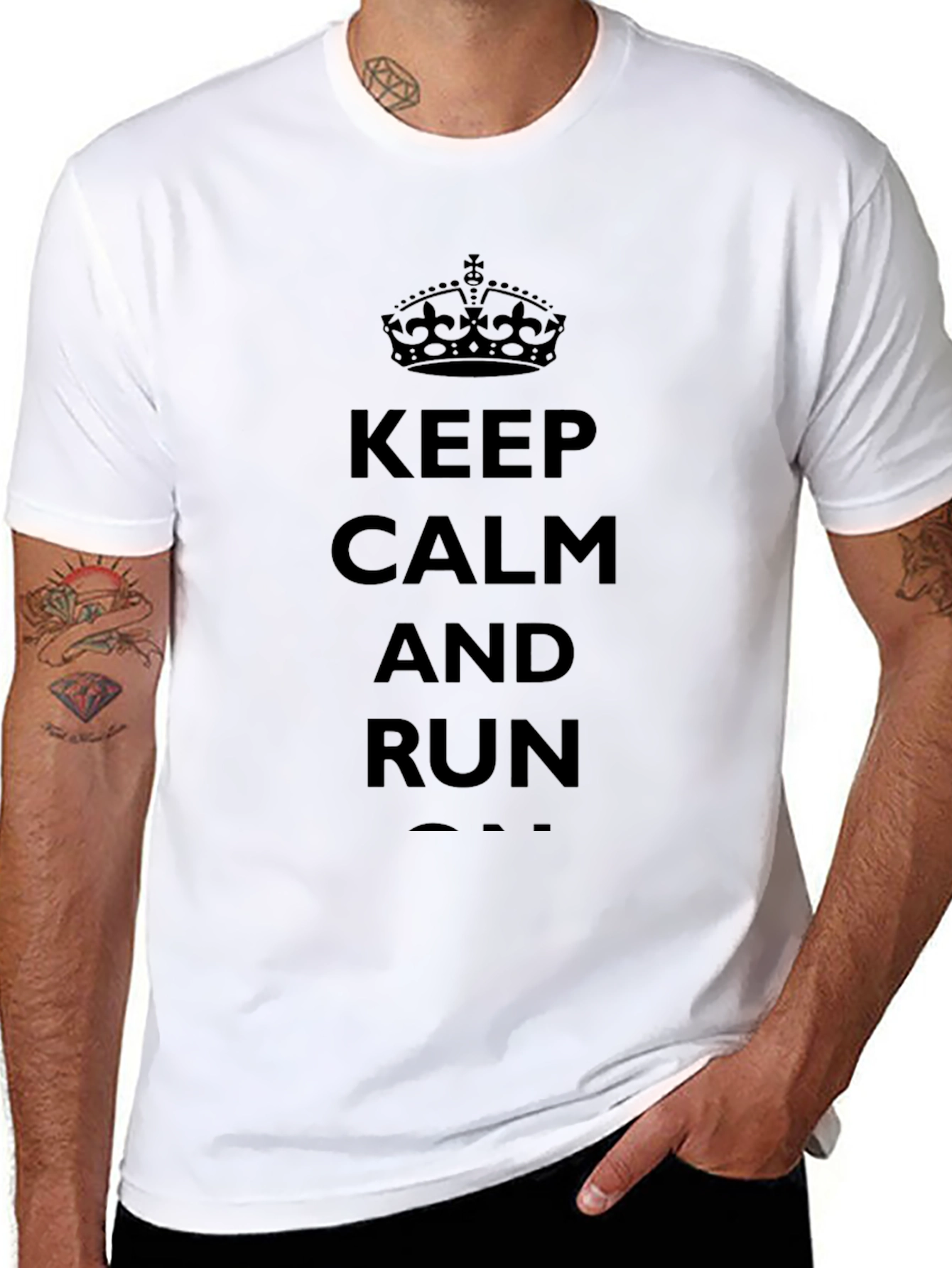 Keep Calm And Run On T-Shirt