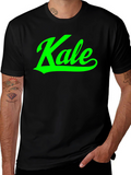 Kale Graphic Print Black T-Shirt